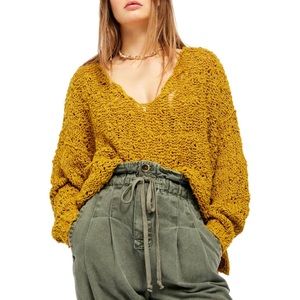 Free People Sunday Shore Pullover Sweater MD, LG